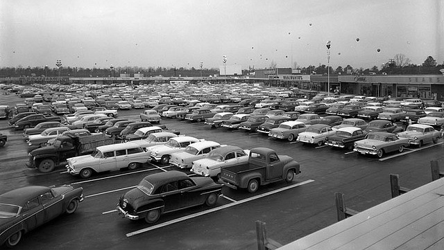 Shopping Center Parking Lot